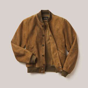 Buck Mason Canyon Suede Bomber Jacket